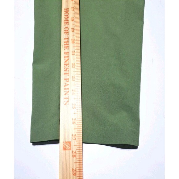 Bon Worth Women's Pull On Pants Size MP Medium 2Side Pockets Elastic Waist Green - Picture 5 of 7